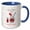 Blue/White, variant on 3drose, Pharmacist Pharmacy Humorous Puns with Holiday Cheer, 11oz Mug