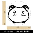 thumbnail image 2 of Cute Yeti Abominable Snowball Self-Inking Rubber Stamp Ink Stamper - Brown Ink - Medium 1 Inch, 2 of 7