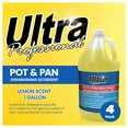 thumbnail image 2 of Ultra Professional™ 4 Pack 1 Gal Pots/Pans Dishwashing Detergent, Lemon, Yellow, 2 of 9