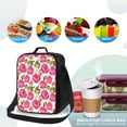 thumbnail image 4 of Lsque Rose Flowers Lunch Bag Lunch Box for Women Men Reusable Insulated Lunch Tote Bag,Leakproof Thermal Cooler Sack Food Handbags Case High Capacity, 4 of 9