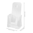 thumbnail image 3 of Miangastore Acrylic Brochure Holder Literature Display Holder Wall Mounted Desktop Pamphlets Display Stand, 3 of 8