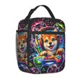 thumbnail image 2 of Neon Gaming Dog Lunch Bag Portable Thermal Lunch Box for Men and Women, 2 of 6
