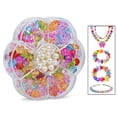 thumbnail image 3 of jifeng 2xHandmade Bead Set Loose Spacer Beads for Necklace Jewelry Making Girl Toy Clear Color , Clear Color, 4 Pcs, 3 of 9