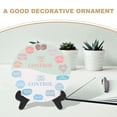 thumbnail image 3 of DECORNIJIA 2 Pcs Décoration en Forme de Roue en PVC Multicolore pour Bureau et Maison, 3 of 5