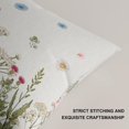 thumbnail image 4 of Spring Pillow Covers 16x16 inch Set of 2, Soft Pillowcases Colored Wildflowers Pattern Decorative Sofa Living Room Bed Square Pillow Case Cushion Cover-Colorful, 4 of 6