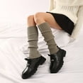 thumbnail image 4 of CNKOO Leg Warmers For Women  Neon Ribbed Leg Socks  Stylish Accessories Colorful Fluorescent Wool Knitted Sock Sleeves, 4 of 4