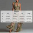 thumbnail image 3 of Elvqul Women's Elegant Chic Fashion Chiffon Sleeveless Floral Jumpsuit, Zip Up Closure, Pleated Design, Wide Leg Full Length for Party, Vacation, Spring & Summer, 3 of 5