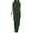 Green, variant on Jumpsuit Solid Color Jumpsuit Straight Pants Simple And Exquisite Design,White Women'S Polyester Jumpsuit 2XL