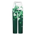 thumbnail image 4 of Pantalones de pijama largos de poliéster para hombre, informales, con estampado a cuadros, holgados y deportivos., 4 of 4