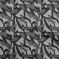 thumbnail image 1 of oneOone Silk Tabby Gray Fabric Abstract Sewing Material Print Fabric By The Yard 42 Inch Wide, 1 of 4