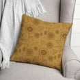 thumbnail image 3 of Creative Products Gold Sunflower Icons 18 x 18 Spun Poly Pillow, 3 of 3