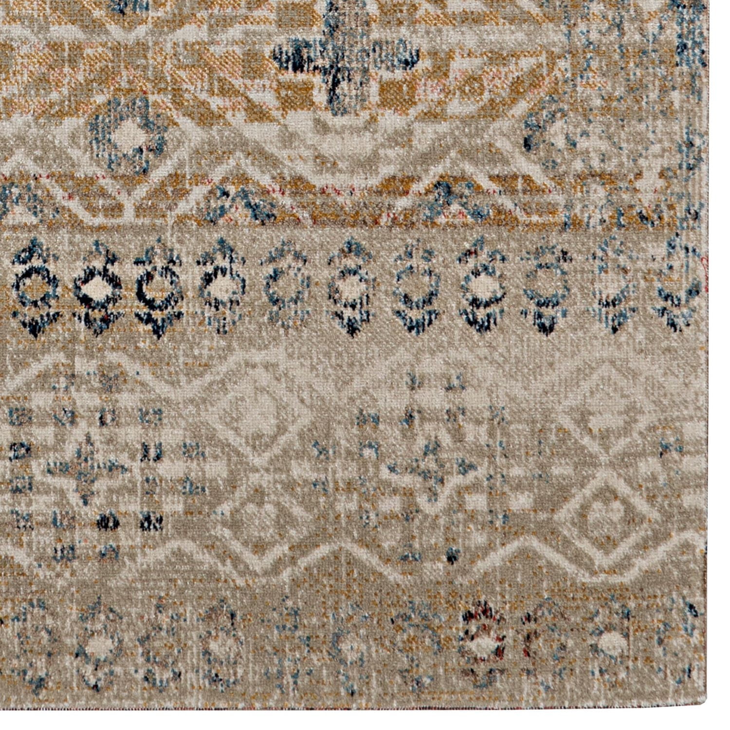 Great Zero Leopold Sand & Blue 2' x 3' Accent Rug