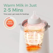 Momcozy Bottle Warmer, Fast Bottle Warmers for All Bottles with Timer, Accurate Temperature Control, Gray