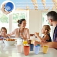 thumbnail image 2 of Wheat Straw Cups Plastic Reusable Cups Unbreakable Stackable Tumbler Cups Water Cup Set for Kitchen Drinking Cup12 oz (6 PCS), 2 of 7