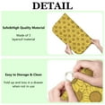 thumbnail image 6 of Sunflower Kitchen Dish Drying Pad, Foldable Microfiber Rack Mat for Sink and Countertop, Absorbent 16x18 Inch Floral Pad, 6 of 7