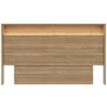 thumbnail image 3 of Nexera Gael Queen Size Headboard with Integrated Lighting, Brown Oak, 3 of 6