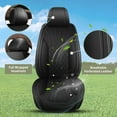 thumbnail image 5 of LAONNVIR Car Seat Covers Fit for Toyota Camry 2002-2025 Front Seat Breathable Leather Vehicle Seat Cushion Suitable for All Seasons Black,Front Set(2 Seats), 5 of 8