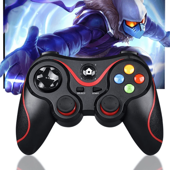 V8 Pro Wireless Controller for Gaming, 2.4G for PC/Switch/PS3/Mobile with Dual Vibration, Perfect Gift for Adults