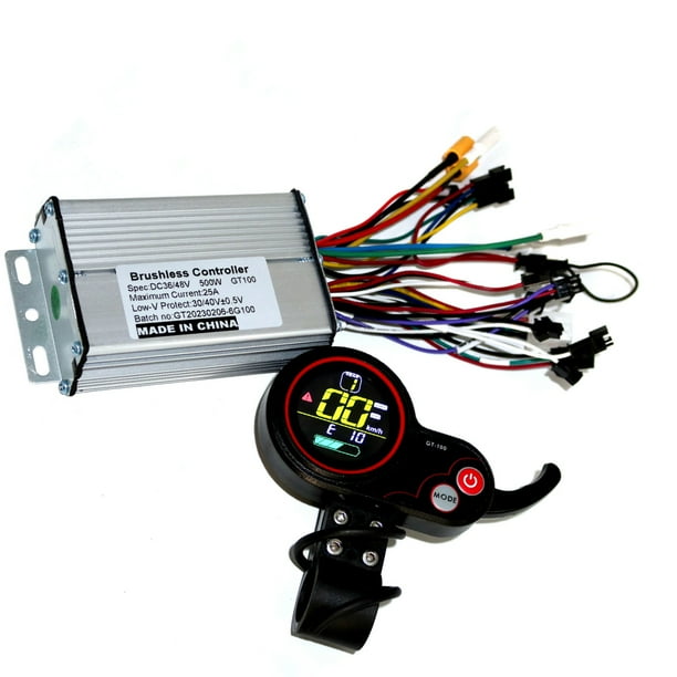 Yuarrent Controlador de scooter eléctrico de fácil instalación - Operación de bajo ruido equipada con conector PAS Bicicletas eléctricas 36V