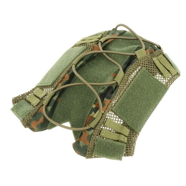 Funda protectora de nailon táctico para casco Airsoft Fast Helmet Equip F