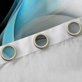 thumbnail image 4 of Manfei Blue Black and Gray Blackout Curtains, Modern Abstract Artwork, 4 of 6