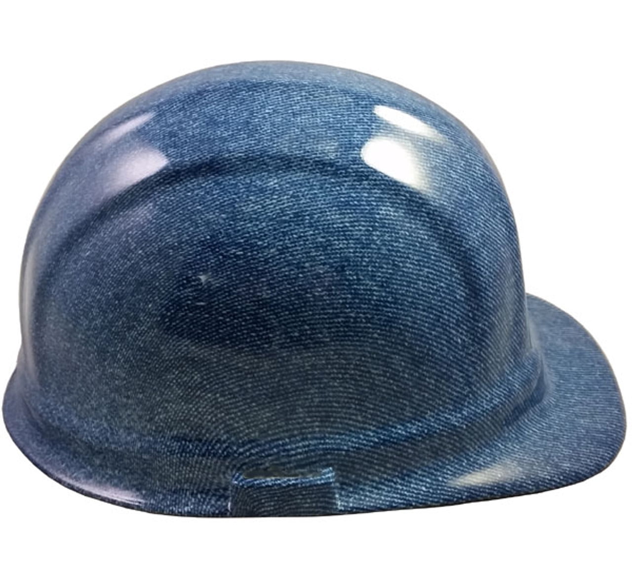 Blue Denim Hydro Dipped Hard Hats Cap Style