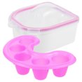 thumbnail image 4 of Manicure Hand Soak Bowl PP Material For Women Home Use 2Pcs 11.8X7.9X2.4In, 4 of 9