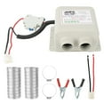 thumbnail image 1 of Calentador de ventilador portátil eléctrico de 600W y 2 orificios, calentador eléctrico para automóvil, confiable y duradero, 1 of 8