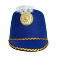 thumbnail image 5 of Aislor Boys Parade Jacket Royal Guard Long Sleeve Marching Band Outfits with Drummer Hat Blue 16, 5 of 7