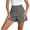 Gray-Shorts for women, variant on Hilenly Dressy Casual Shorts for Women High Waisted Summer Lounge Pleated Shorts Elastic Waisted Tailored Work Shorts with Pockets