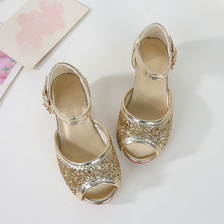 Liyamei Girls Dress Shoes with Heels - Sparkly Sequins Girl Sandals Open Toe for Wedding Party Comfortable Bowknot Straps Size Gold 4-4.5 Years - Walmart.com Liyamei Girls Dress Shoes with Heels - Sparkly Sequins Girl Sandals Open Toe for Wedding Party Comfortable Bowknot Straps Size Gold 4-4.5 Years - Walmart.com