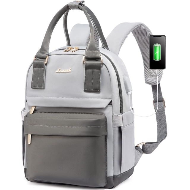 Minimochila LOVEVOOK impermeable con puerto USB para mujer