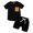 Green, variant on Newborn Baby Boy Clothes Short Sleeved Shirt with Brown Pocket and Black Shorts Set 2PCs Infant Summer Outfits