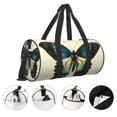 thumbnail image 3 of Vsdgher Blue Black Butterfly Art 45L Foldable Duffel Bag, Sports Gym Bag,Overnight Bag, Portable Weekender Bag for Airplanes, 3 of 6