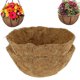 thumbnail image 1 of Muyoka 2 piezas de revestimiento de coco natural de fibra de coco forro de repuesto redondo de fibra de coco forro grueso para cesta de plantas, cesta de pared, maceta para cesta colgante Muyoka Hogar, 1 of 2