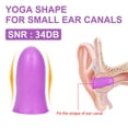 thumbnail image 3 of LYSIAN Slim PU Foam Earplugs for Sleep, Purple, 100 Pairs, 3 of 8