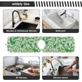 thumbnail image 6 of Coolnut 2 Pack Faucet Mat Splash Guard for Kitchen Sink, Tea Pattern 14x5 Inch Super Absorbent Microfiber Sink Protector Mat, Kitchen Sink Mat Machine Washable Kitchen Sink Accessories, 6 of 7