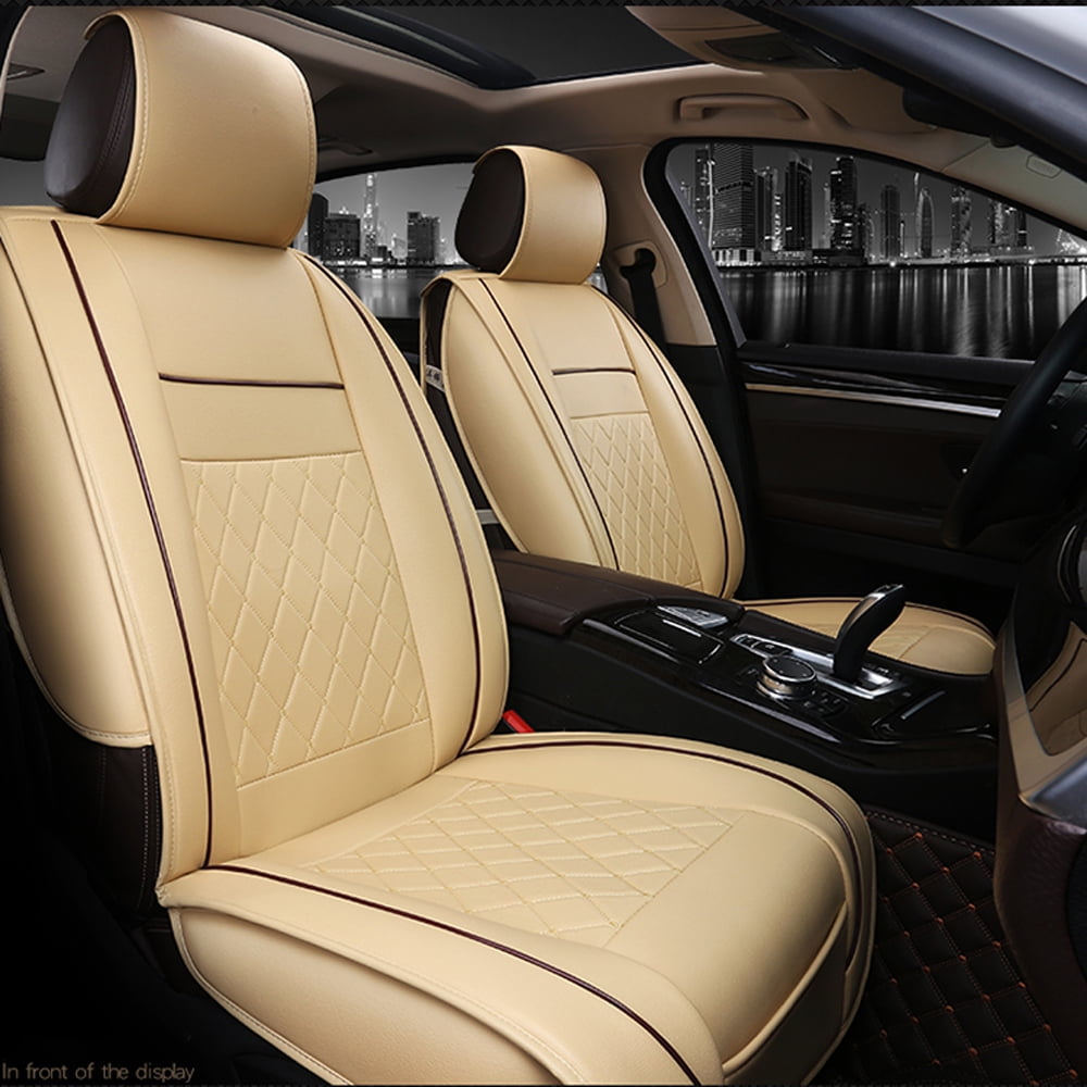 Car Fashion Luxury Pu Leather Pad Universal Car Seat Cushion