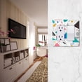 thumbnail image 5 of Yayeee Rocker Switch Wall Plate 1-Gang 4.6"x2.9" Home Decorative Outlet Cover, Green Retro Triangles, 5 of 6
