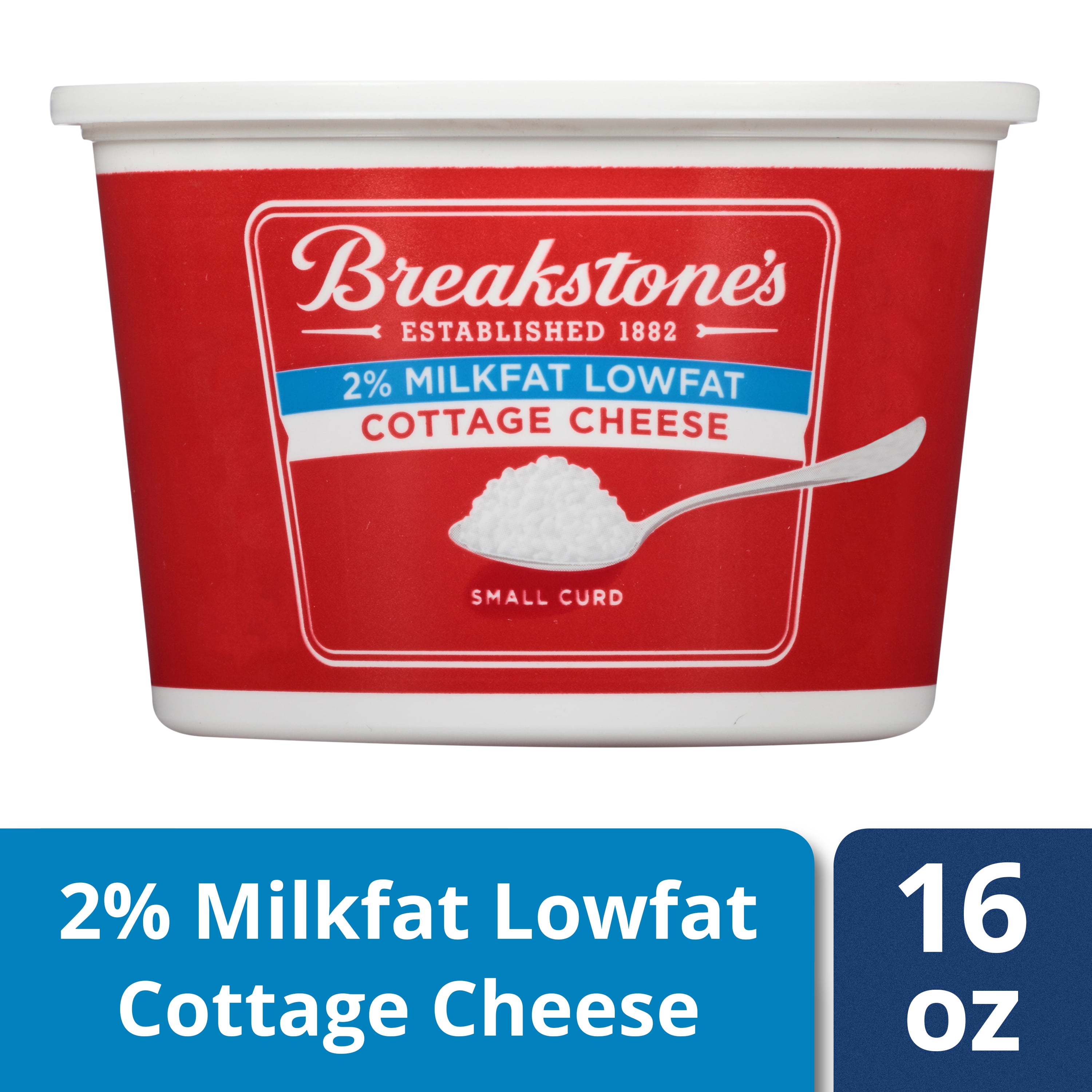 Breakstone S Small Curd 2 Milkfat Lowfat Cottage Cheese 16 Oz