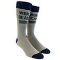 thumbnail image 2 of Youth World's Okayest Brother Socks Funny Cool Family Bro Graphic Novelty Footwear, 2 of 6