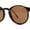 Tortoise / Brown, variant on Mens P3 Iconic Keyhole Round Thin Plastic Sunglasses Black Gold Black
