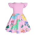 thumbnail image 5 of Pounoo New Kids Dresses Girls Glitzy Print Sleeveless Flower Girl Dresses Round Neck Knee Length Dress Soft Comfort Girls Dresses 7-8, 5 of 6