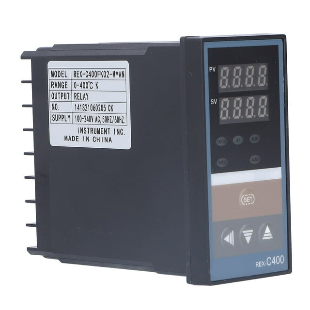 Controlador De Temperatura Digital Controlador PID De Alta Precisión Voltaje Amplio De Alta Sensibilidad 100V-240V Para Taller Para El Hogar Para La Oficina ANGGREK Hardware
