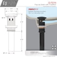 thumbnail image 4 of STYLISH Bathroom Sink Pop-Up Drain with Overflow, 4 of 9