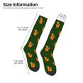 thumbnail image 2 of Goofa Bold Squirrel Silhouettes Pattern Adult Stockings, Color-Block Knee High Socks, Comfortable and Breathable, Soft and Stretchable, Sports, and Decoration, 2 of 6