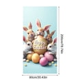 thumbnail image 2 of Binwennn Rideau de Porte Lapin de Pâques Rideau de Pâques Housse de Porte Housse Lapin Décoration Tapisserie Fête des Fêtes Rideau de Porte Tapisserie Housse de Porte Décoration de Fête Robe d'Événement pour Femmes Robe de Soirée Formelle, 2 of 3
