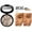 AS SHOW,F, variant on Banzch Baked Setting Powder Color Correcting Powder, Bronzed Baking Pressed Powder with Oil Control, Lightweight Smooth Finish High Gloss Makeup Powder 15g