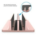 thumbnail image 4 of Vertical Laptop Stand 2 Slot Desktop Stand Holder With Adjustable Dock Aluminum Alloy Laptop Stand For Desk Compatible With 17in Laptops, 4 of 7