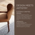 thumbnail image 7 of Open Box Maven Lane Gia Contemporary Dining Chair, Refined Brown Finish, 7 of 7